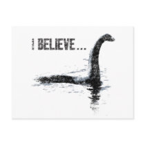 I Believe ... Lochness Monster Post Card