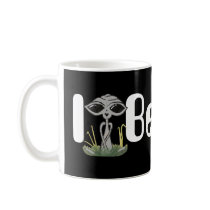 I Believe Sitting Alien Coffee Mug