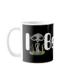 I Believe Sitting Alien mugs
