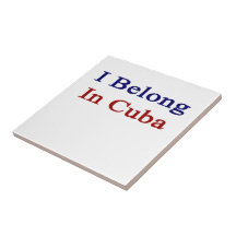 I Belong In Cuba Tiles