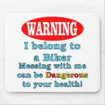 i belong to a bkier mouse pads