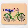 I bike  (bicycle) drawing 1950 bike mouse mat