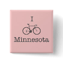 I Bike Minnesota Button