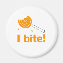 I bite fridge magnet