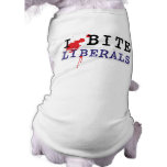 I BIte Liberals Dog Shirt pet clothing