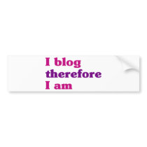 I Blog Therefore I Am
