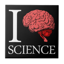 I Brain Science (I Know Science) (I Love Science) Ceramic Tile