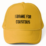 I Brake for Couscous hats