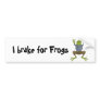 I brake for Frogs