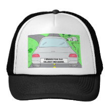 I Brake For...Funny Cartoon Gifts & Collectibles Mesh Hats