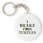 I Brake For Turtles 1 keychains