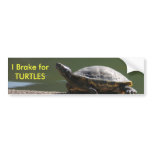 I Brake for TURTLES bumper stickers