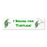 I Brake for Turtles Bumper Sticker bumper stickers