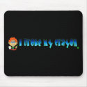 I Broke My Crayon mousepads