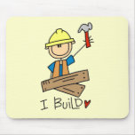 I Build Stick Figure Carpenter Tshirts Mouse Pads