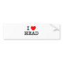 I BUMPER STICKERS