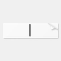 I BUMPER STICKER