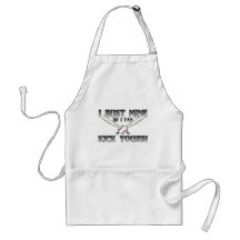 I Bust Mine....Kick Yours Softball Apron
