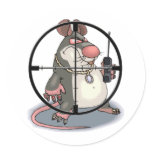 I C Snitchez Round Sticker