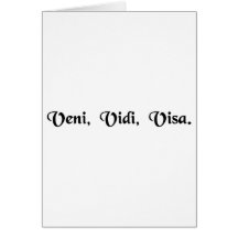 I Came, I Saw, I Shopped. Greeting Cards