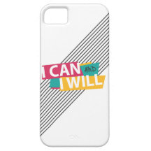 "I CAN AND I WILL" Eighties Typography