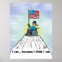 I can because I think I can posters