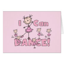 I Can Dance T-shirts and Gifts Greeting Cards