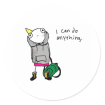 I can do anything. stickers