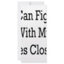 I Can Fight With My Eyes Closed Custom Rack Cards