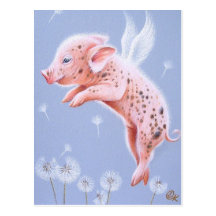 I can fly too! postcards