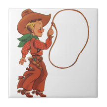 I Can Lasso Ceramic Tiles