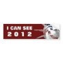I Can See 2012 Bumper Stickers