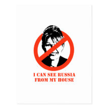 I can see Russia from my house Postcard