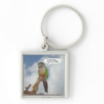 I can talk, Can you fly? keychains