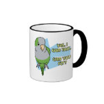 I Can Talk Quaker Parakeet Mug