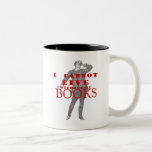 I cannot live without my books - male coffee mugs