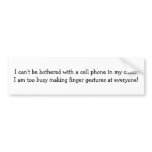I can't be Bothered - Bumper Sticker bumper stickers