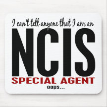I Cant Tell Anyone NCIS Agent Mouse Mat