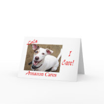 "I Care!" about Lola and Amazon Cares Greeting Card