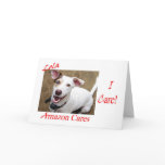 "I Care!" about Lola and Amazon Cares cards