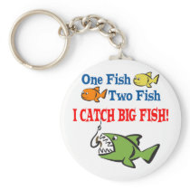 I Catch BIg Fish Keychain