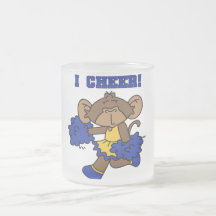 I Cheer Blue and Gold Tshirts and Gifts Mugs