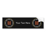 I Ching Hexagram 55 Feng "Abundance" bumper stickers