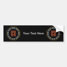 I Ching Hexagram 59 Huan "Dispersion" Bumper Sticker