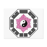 I Ching Lotus YinYang postcards