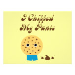 I Chipped My Pants Chocolate Chip Cookie Custom Invitations
