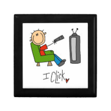 I Click TV Addict Keepsake Boxes