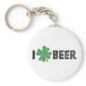 I Clover Beer keychains