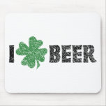 I Clover Beer mousepads