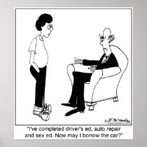 I Completed Sex Ed. May I Borrow The Car ?